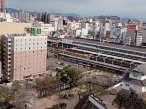 福山城からの景色