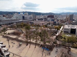 福山城からの景色